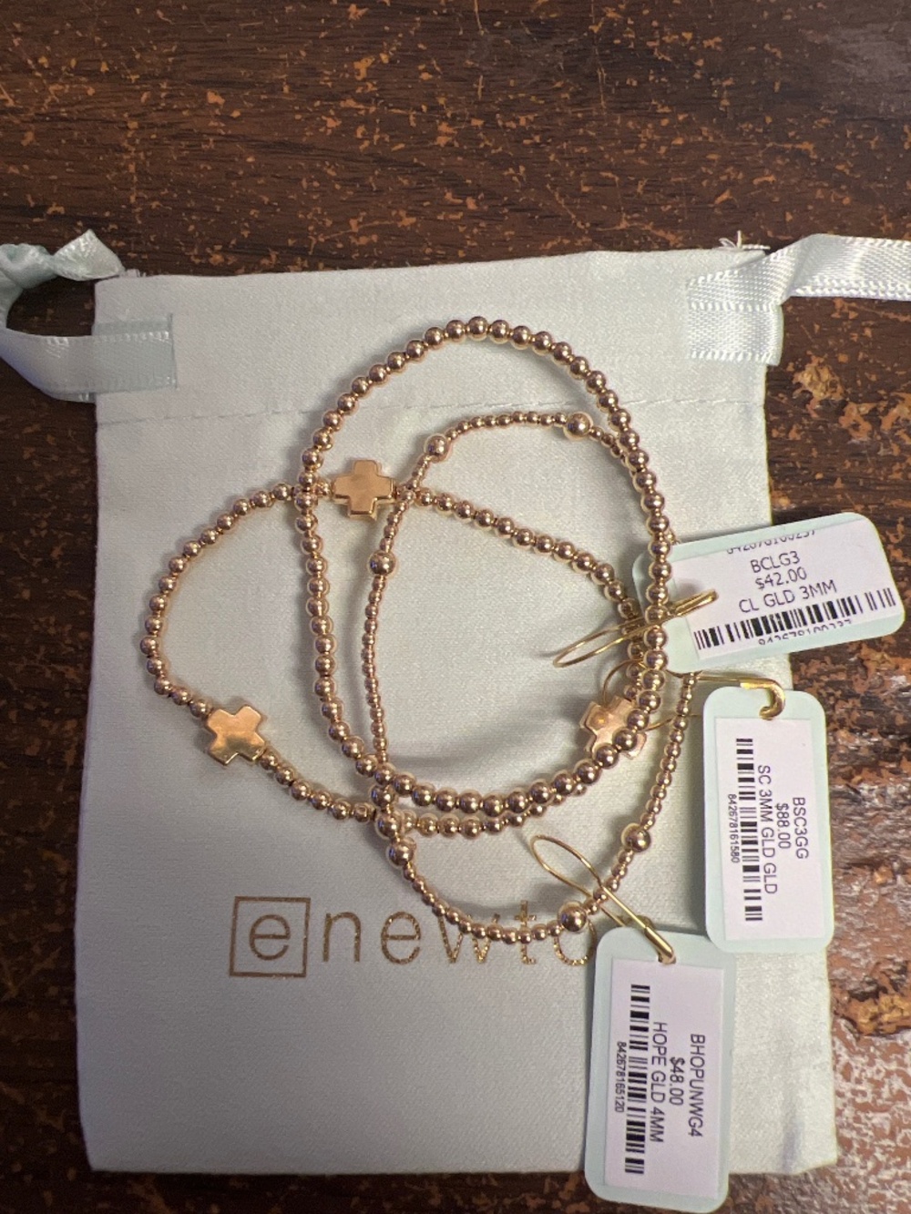 Nwt Enewton bracelet stack